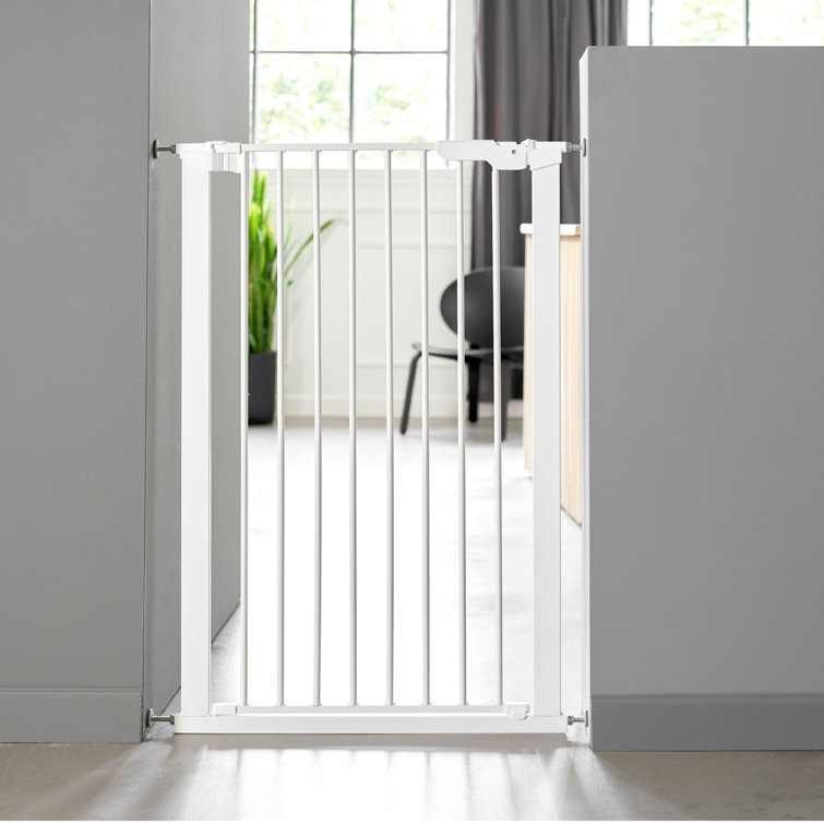 Pressure mounted gate with cheap door